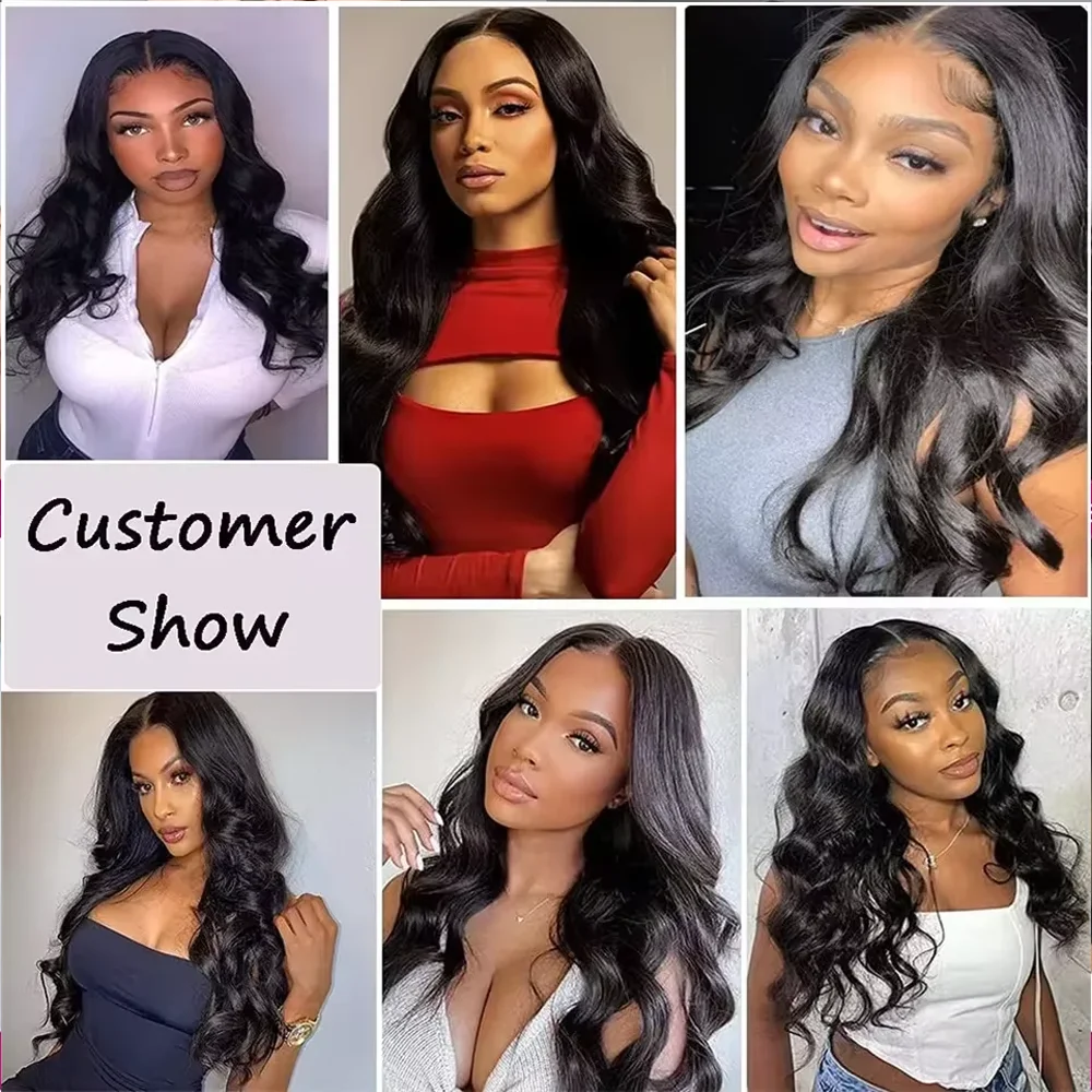 V Part Wig 200 Density Human Hair Body Wave Upgrade V Part Wig No Leave Out V Part Wig Human Hair Wig Remy Hair Wigs 32 Inch image 6