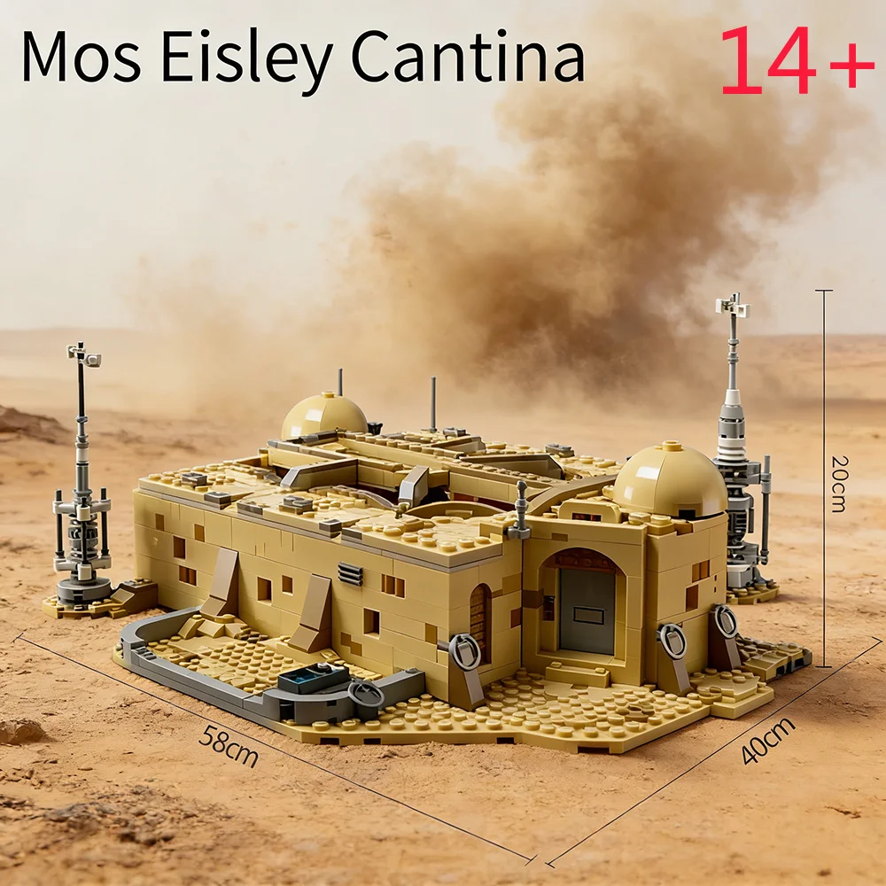 

Конструкторы Collectied Mos Eisley Cantina, новые товары для продажи, развивающие игрушки, подарки на день рождения и Рождество для детей, 75290