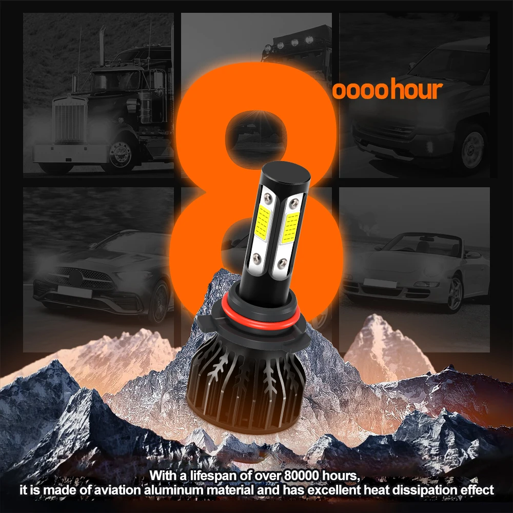 2Pcs New 4 Sides 90…