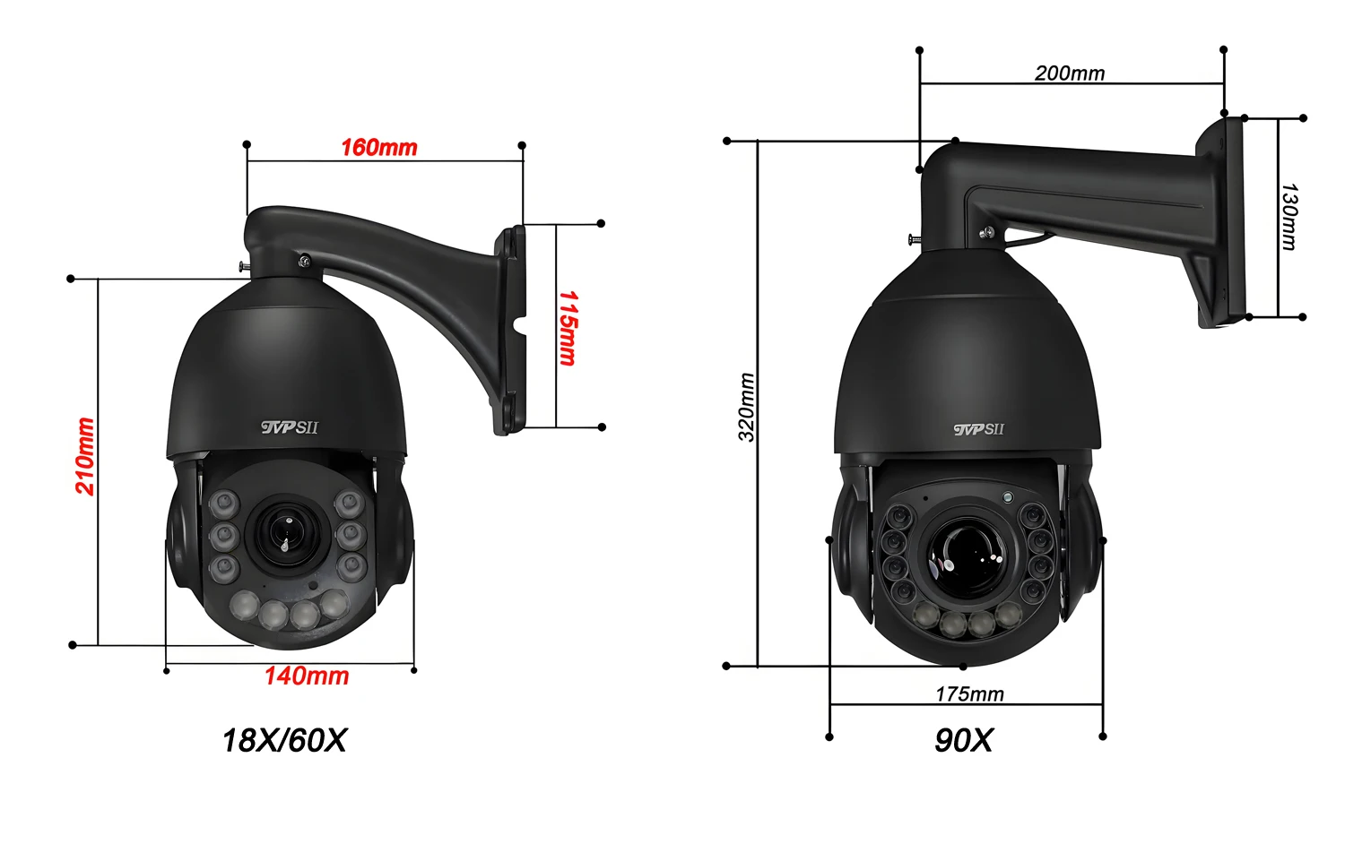 Max.512G Laser Infrared Onvif Metal Auto Tracking 8MP 4K 30fps 60X Optical Zoom 360° POE PTZ Speed Dome Surveillance IP Camera