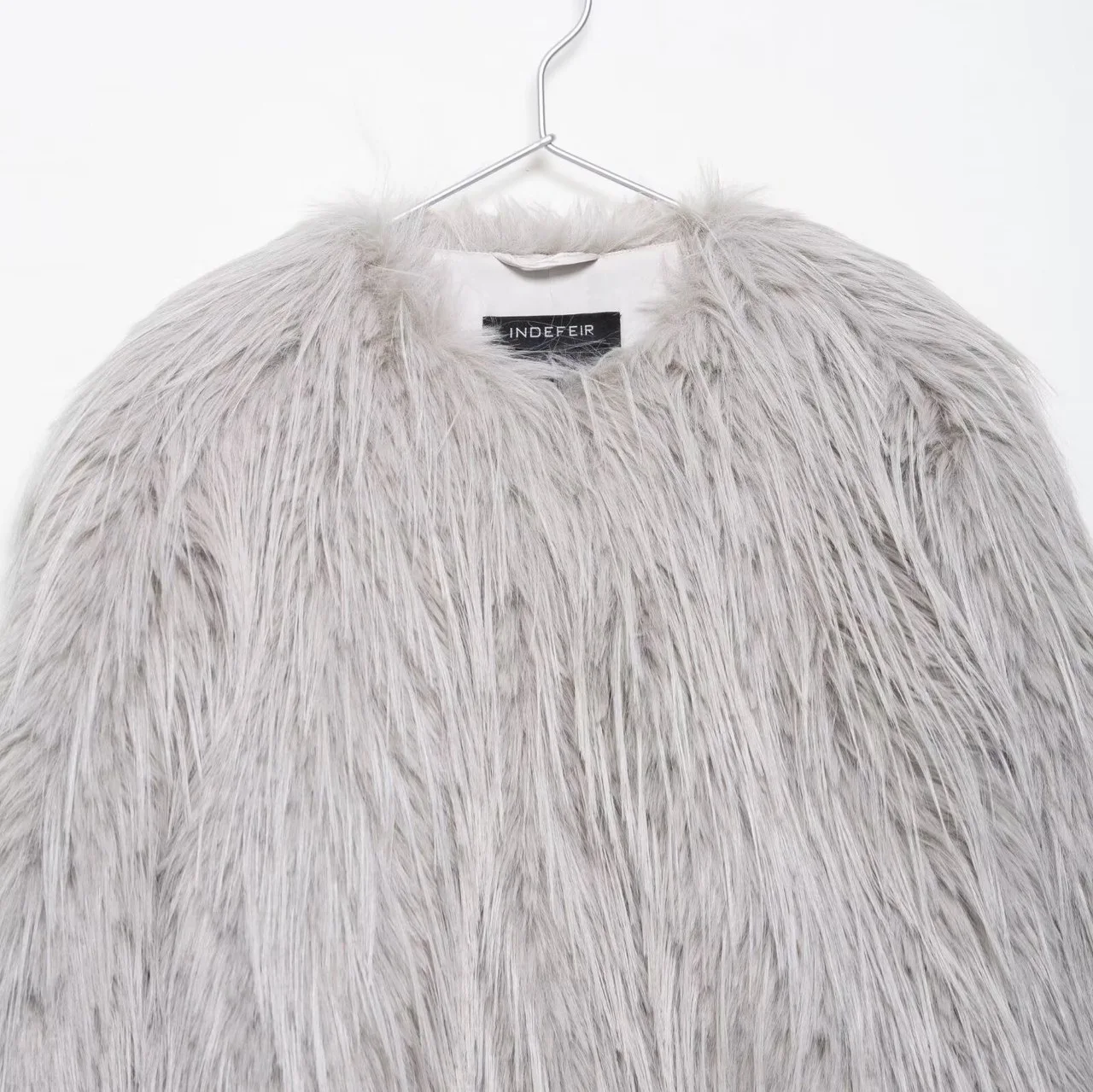 Feminino elegante sólido fofo casaco de pele do falso o pescoço manga longa jaqueta outono inverno moda senhora alta rua outerwear