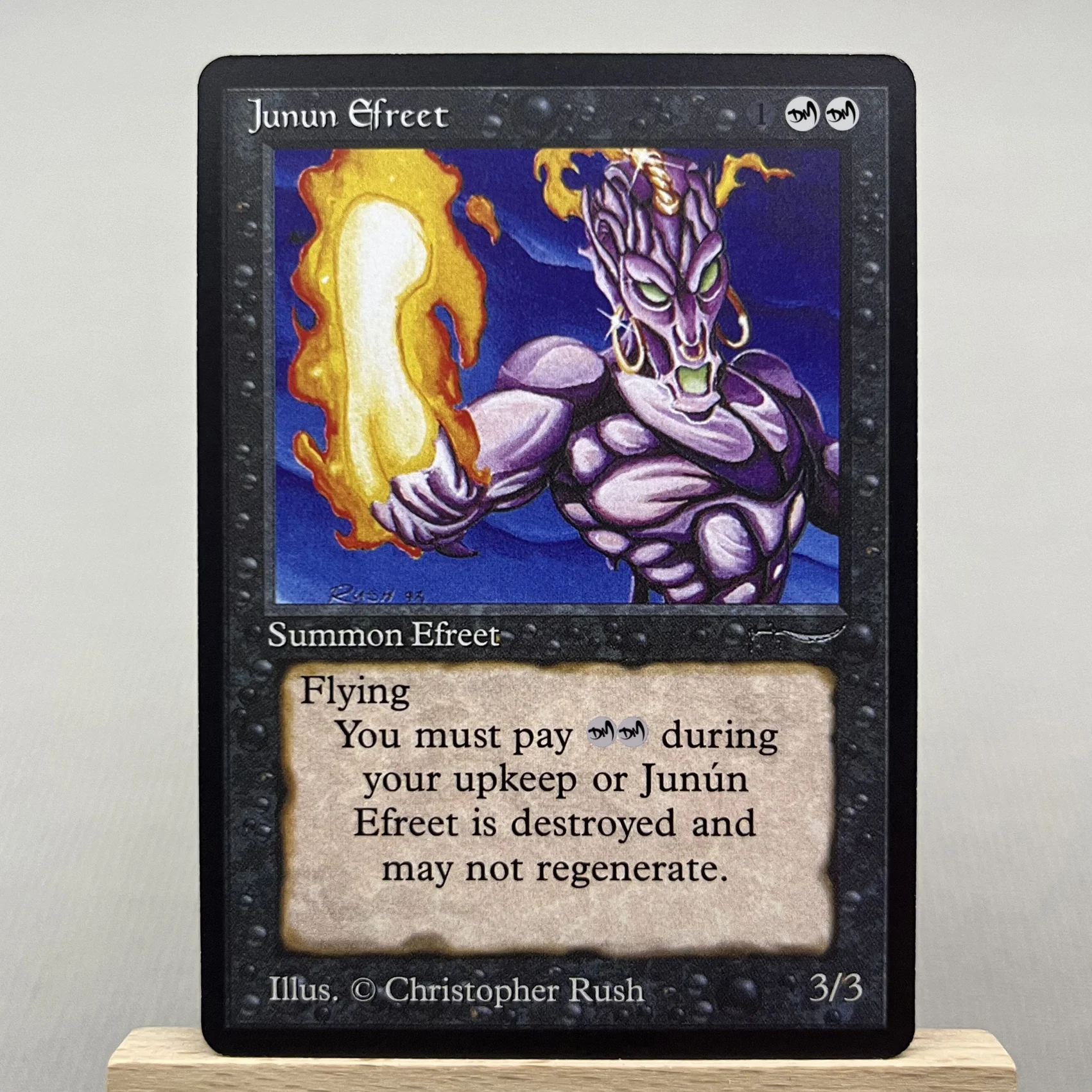 BRR ARN Normal3-Ⅰ02 Tcg cards proxy magical Mox Amber Enlightened Tutor Force of Will aladdin the Junun Efreet gather