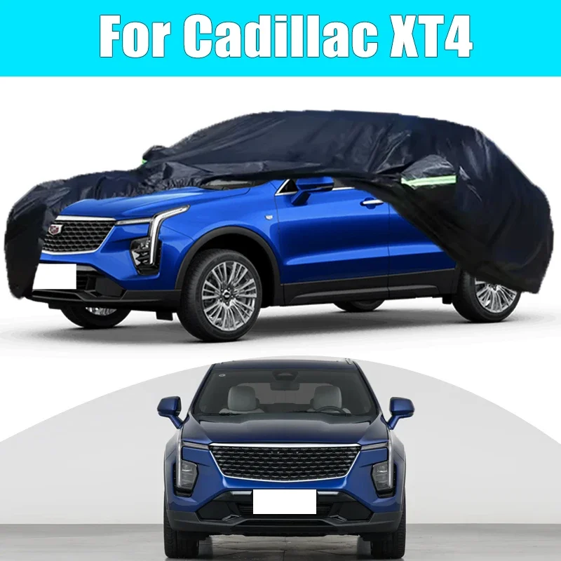 

For Cadillac XT4 Outdoor Protection Full Car Cover Snow Cover Sunshade Waterproof Dustproof Exterior Car Accessories