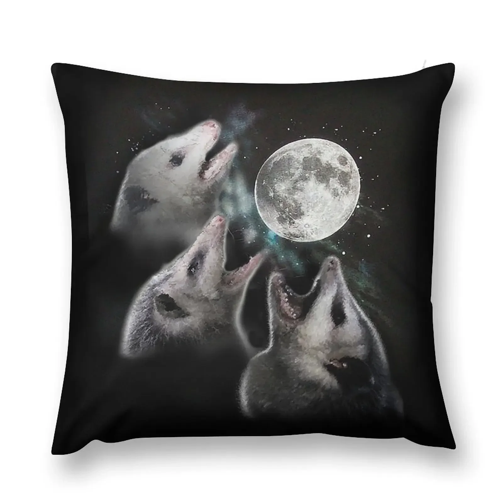 

3 Opossum Moon Throw Pillow Decorative pillowcase Pillow Cases Custom Cushion autumn decoration pillow