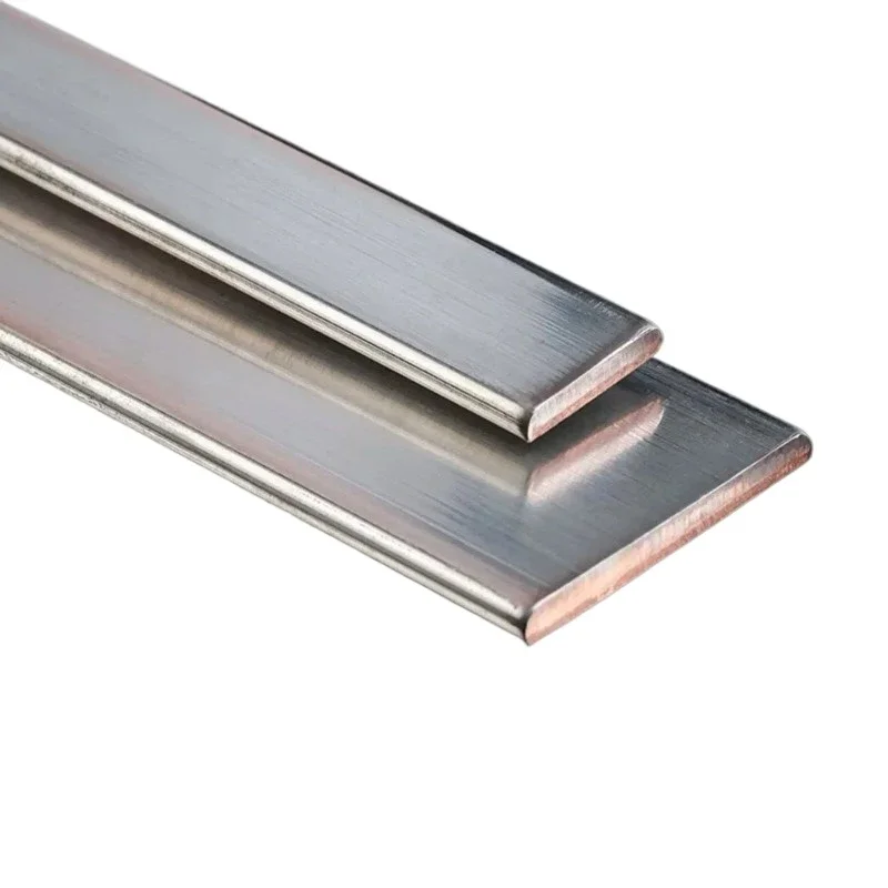 Thick 2/3/4/5mm T2 Tinned Copper Bar Purple Copper Flat Strip Width10/15/20/25/30/40/50mm Conductive Grounding Plate Busbar