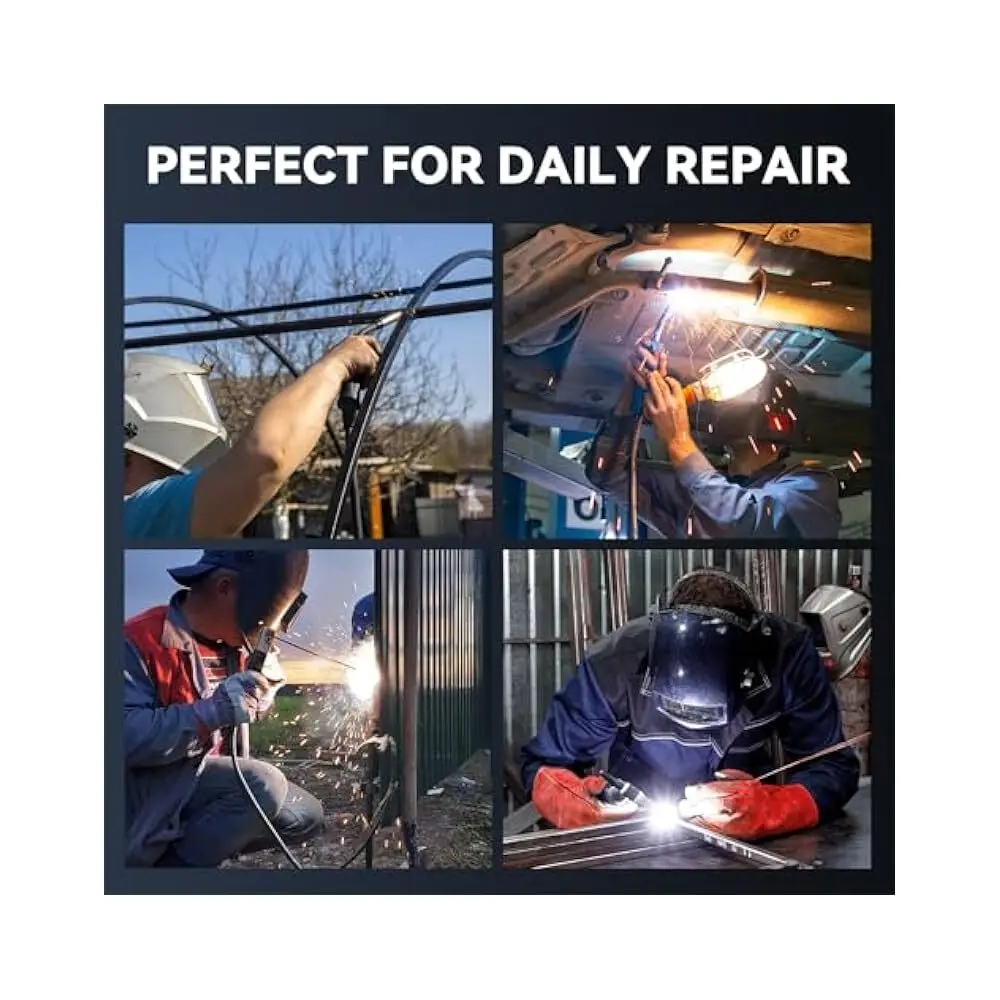 Máquina de solda 4, em 1, MIG, TIG, Stick, Flux Core, confiável e eficiente