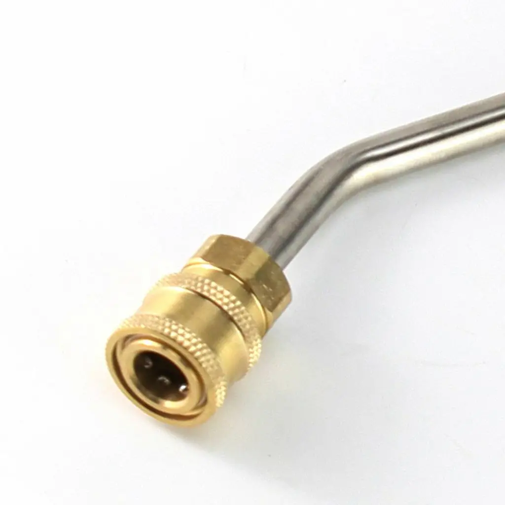 High-pressure Extension Rod For Car Washer Water Gun 1/4 inch Quick Connect Angle 30/90 degree U type Curved Head Wand Lance