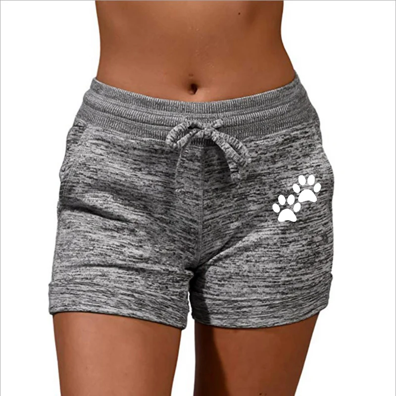 Summer Women\'s Shorts Printed Shorts Stretch Low Waist Women\'s Sexy Beach Fitness Shorts Women\'s Large Size