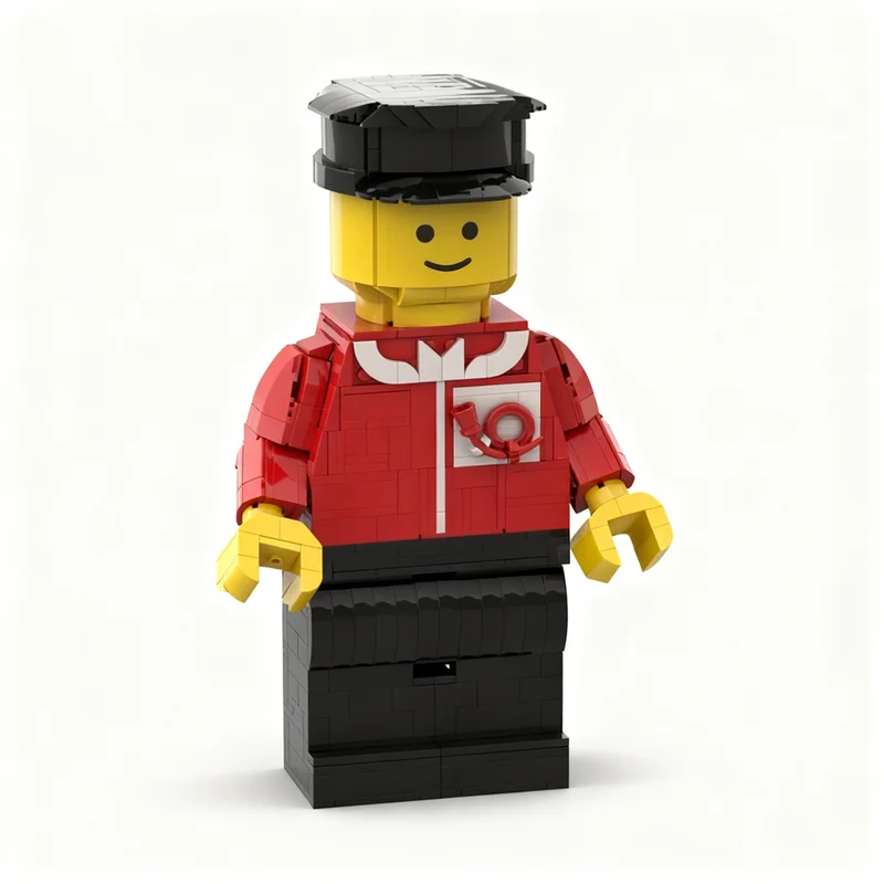 ตัวต่อ MOC 803 ชิ้น ชุดเมืองไปรษณีย์ รุ่นคลาสสิก ของเล่นตัวต่อสร้างสรรค์ ประกอบเอง ไอเดียของขวัญคริสต์มาส