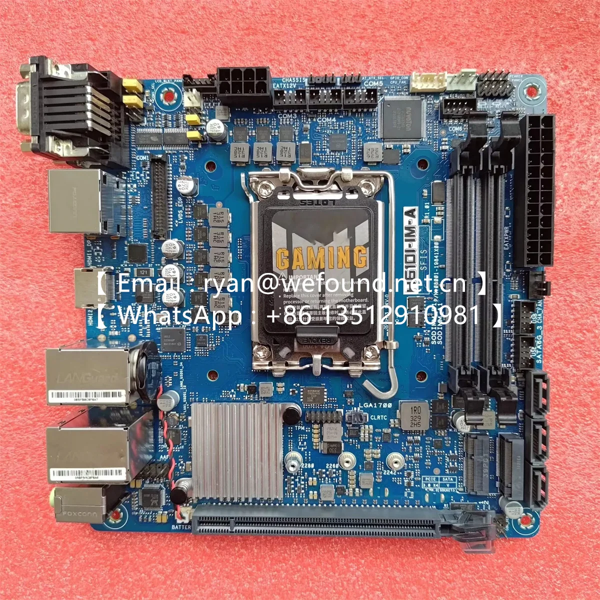 

H610I-IM-A H610T-EM-A H610M-IM-A H610A-IM-A H810TM-ITX