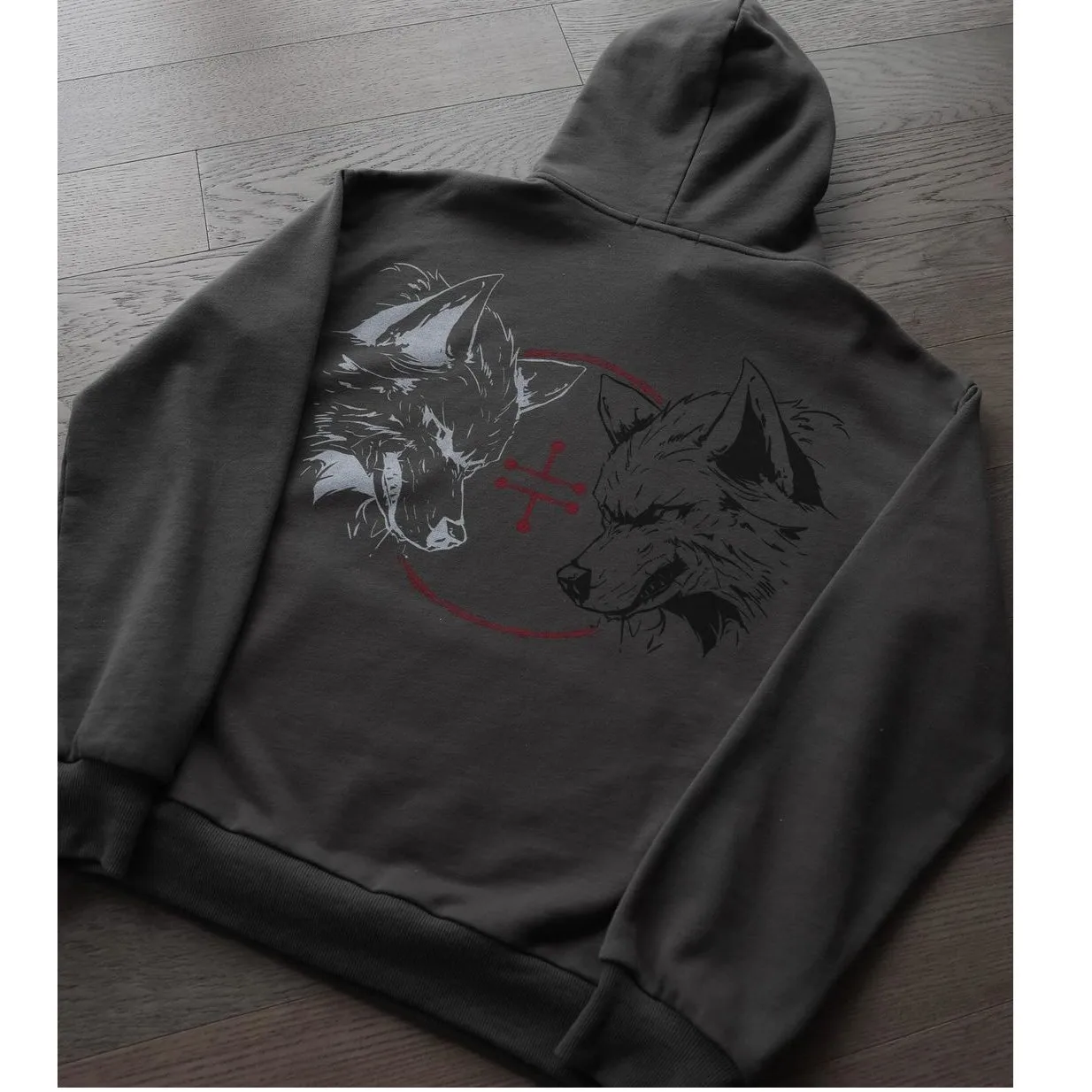 Women\'s Clothing Hoodie Sweatshirt Anime Style Tops Pullover Long Sleeves Oversize Hoodies Streetwear Style Printed Clothing