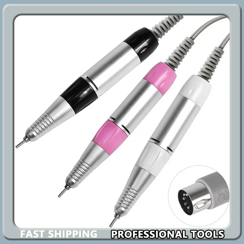 Manipolo per Trapano Elettrico per Unghie a 5 Punte, 35000 Giri/min, Accessorio ABE per Pedicure e Manicure
