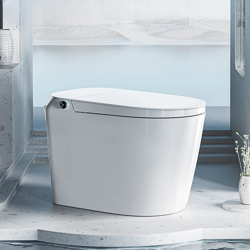 

Integrated smart toilet for home use, automatic flip lid toilet, no water pressure limit, with water tank