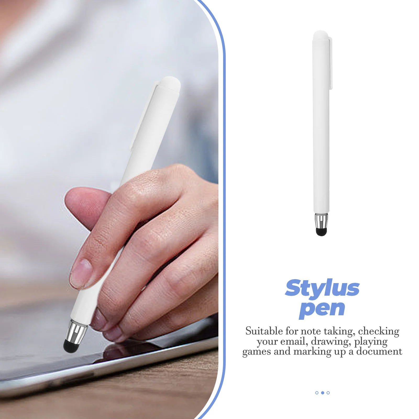 

Capacitive Stylus Screen Stylus For Tablet Whiteboard Drawing Writing Gaming Universal Screen Sensitivity Pen