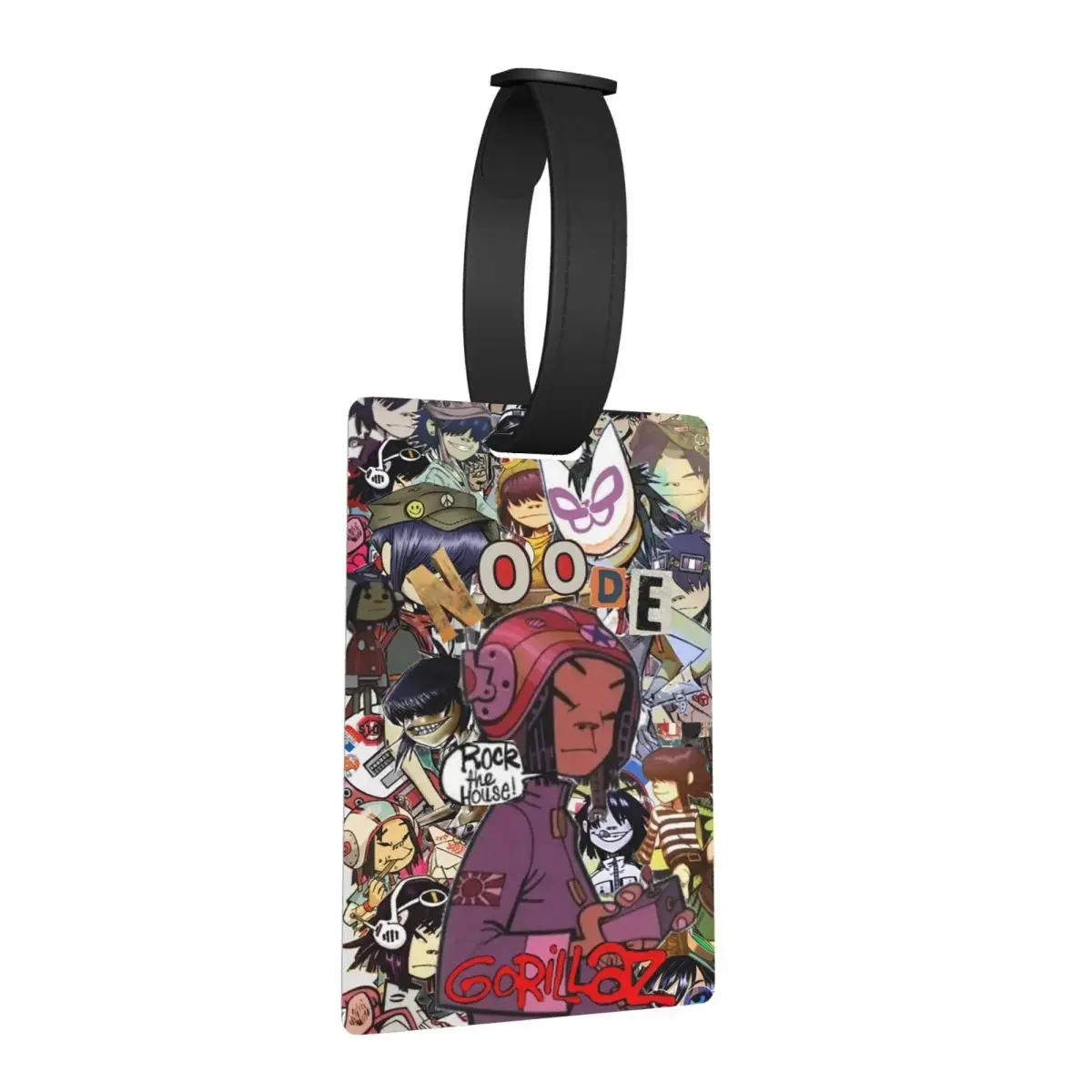 

Музыкальная группа Gorillaz, багажные бирки, аксессуары для чемодана, дорожный портативный багаж, посадочная бирка, держатель этикетки, идентификационное имя, адрес