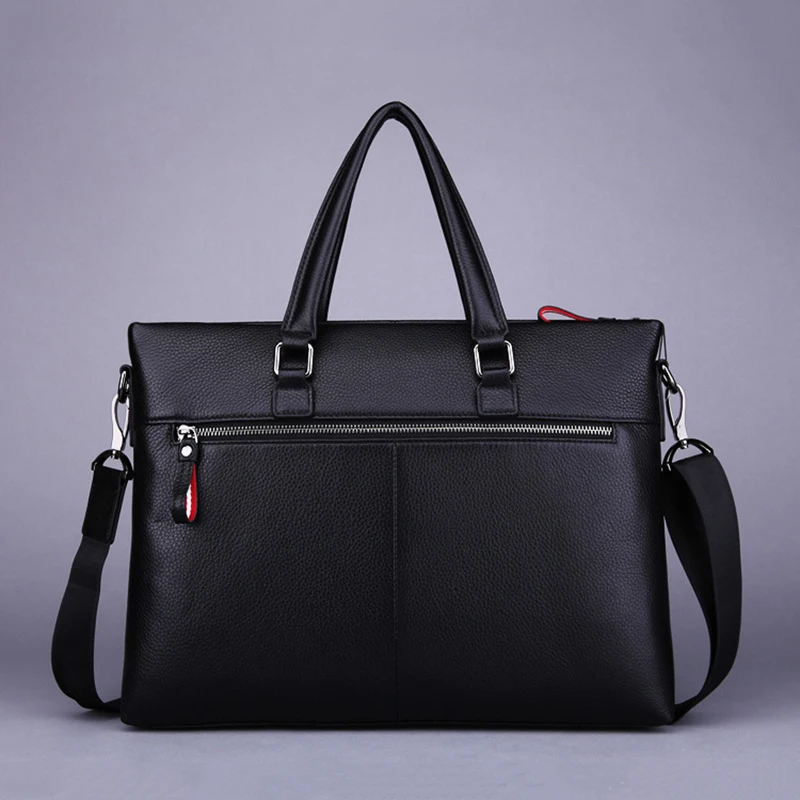 New Business Genuine Leather Bag Luxury Handbag Men's Crossbody Bag Shoulder Bag High Quality Men's Computer Bag