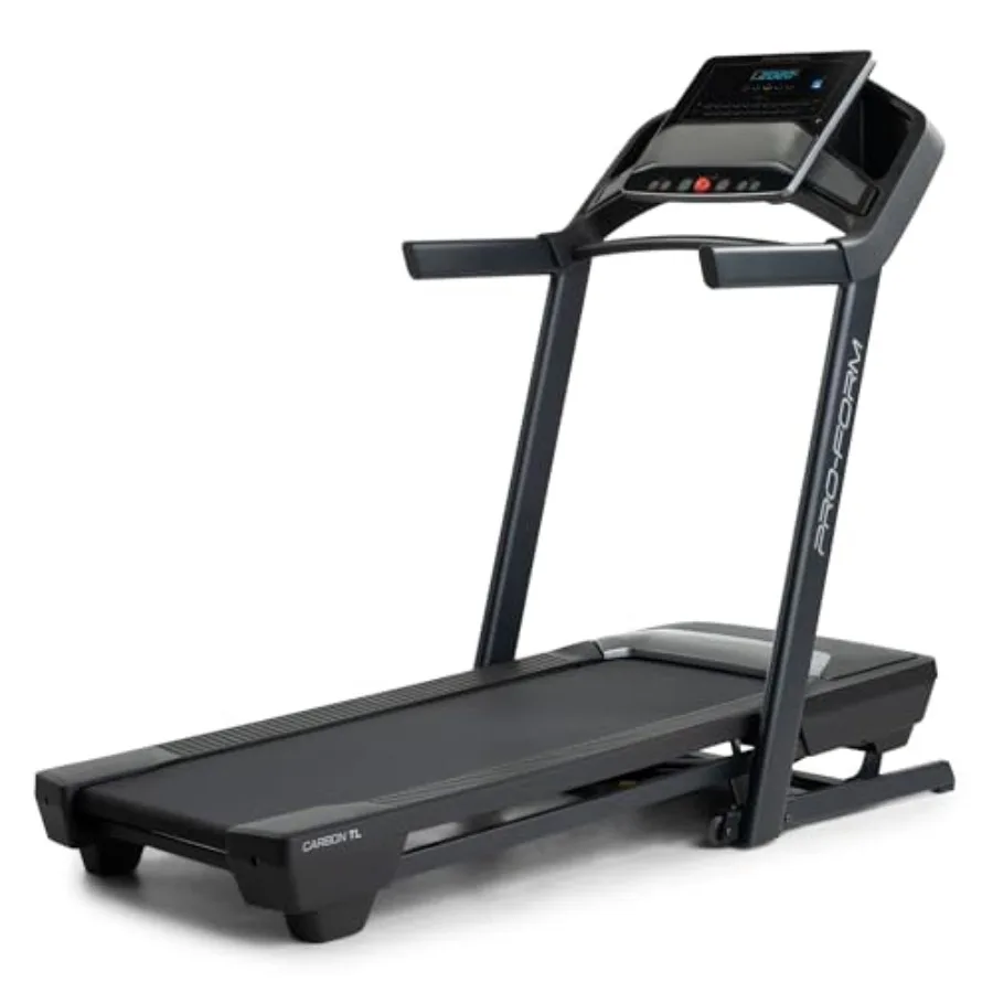 

Carbon treadmills for home walking and running: lightweight carbon fiber frame black finish built-in cooling fan and SpaceSaver