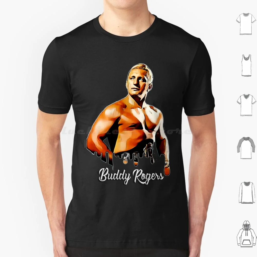 Buddy Rogers Classic T Shirt Big Size 100% Cotton Buddy Rogers Classic