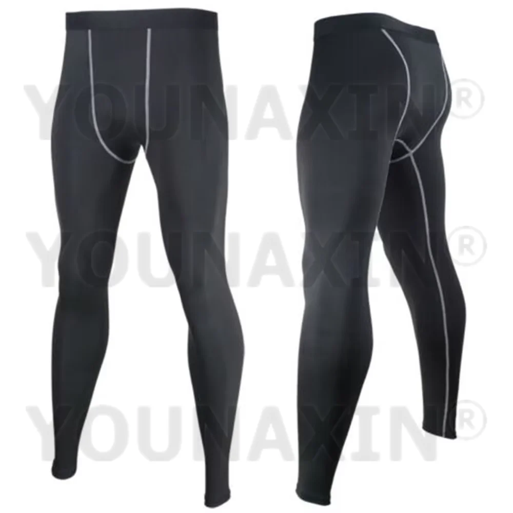 

Men Basketball Compression Sports Pants Black Legging Tight Trouser Fitness Cycling Training Outdoor Running Workout Activewear