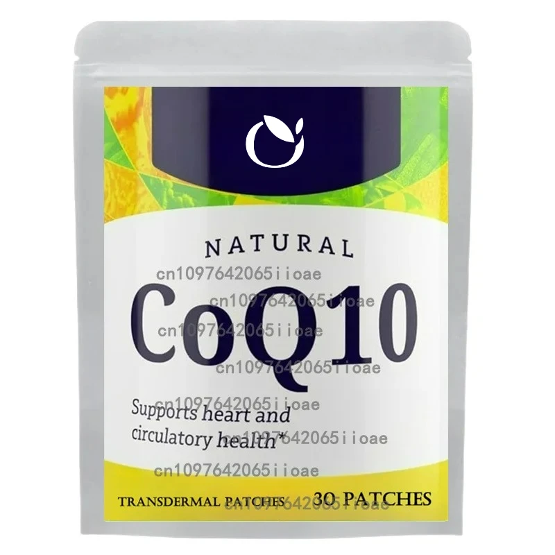 

30 патчей CoQ10 Transdermal Patches, поддерживает сердце, мозг, иммунитет, энергия