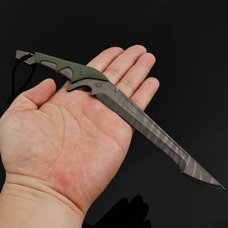 22cm Arena Breakout Game Peripherals Shark Knives Toy Sword Cos Prop Zinc Alloy Handicraft Ornament Figure Gifts Collection Doll