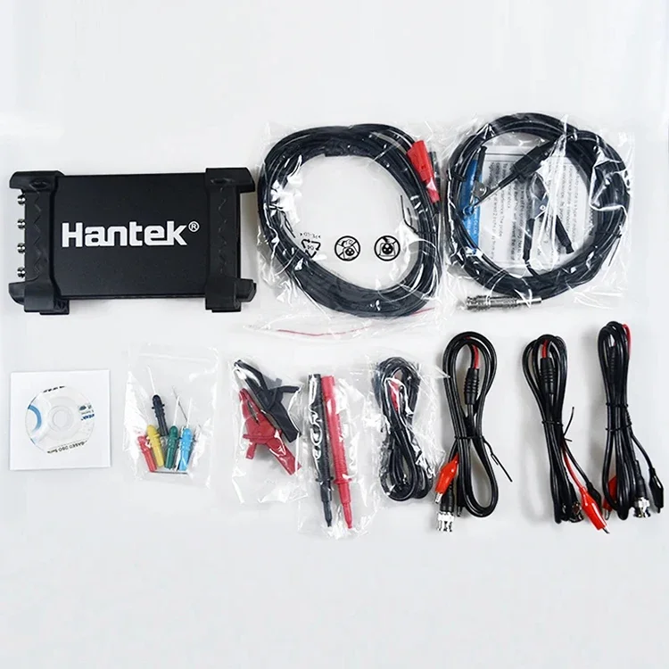 

Автомобильные осциллографы 2025/Hantek, 4 полосы 70 МГц, 1 Гас/с, автомобильное диагностическое оборудование, USB-осциллографы для ПК, 607