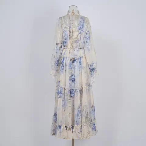 ऑस्ट्रेलियाई सिल्क लंबी आस्तीन वाली ड्रेस कमर कसी हुई बेल्ट वाली मैक्सी ड्रेस वायलेट पर्पल ड्रेप्ड गाउन महिलाओं का फैशन सुरुचिपूर्ण ड्रेस 8 best sales रेशमी पोशाक - №8