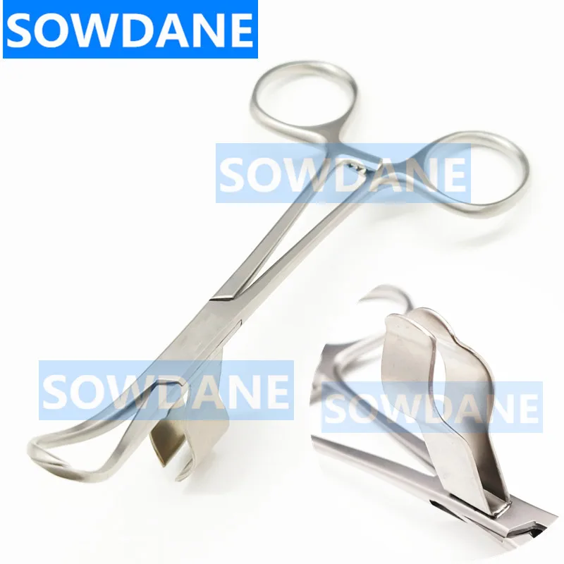 New Dental Cloth Towel Forcep Handkerchief with Suction Tube Clip Tube Folder Clamp Dentist Surgical Tool Instrument