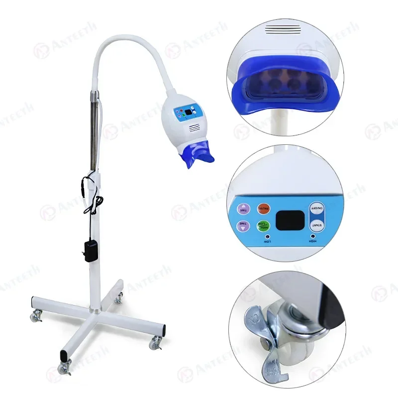 Three-Color LED Lamp Cold Light Whitening Instrument Tooth Stain Removal Bleaching Cold Light Beauty Spectrometer