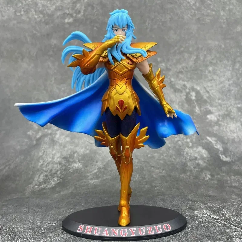 21cm Anime Saint Seiya Figures Aries Albafica Degel Model Dolls Knights Of The Zodiac Hagen Ennestu Shiryu Model Kids Toys Gift