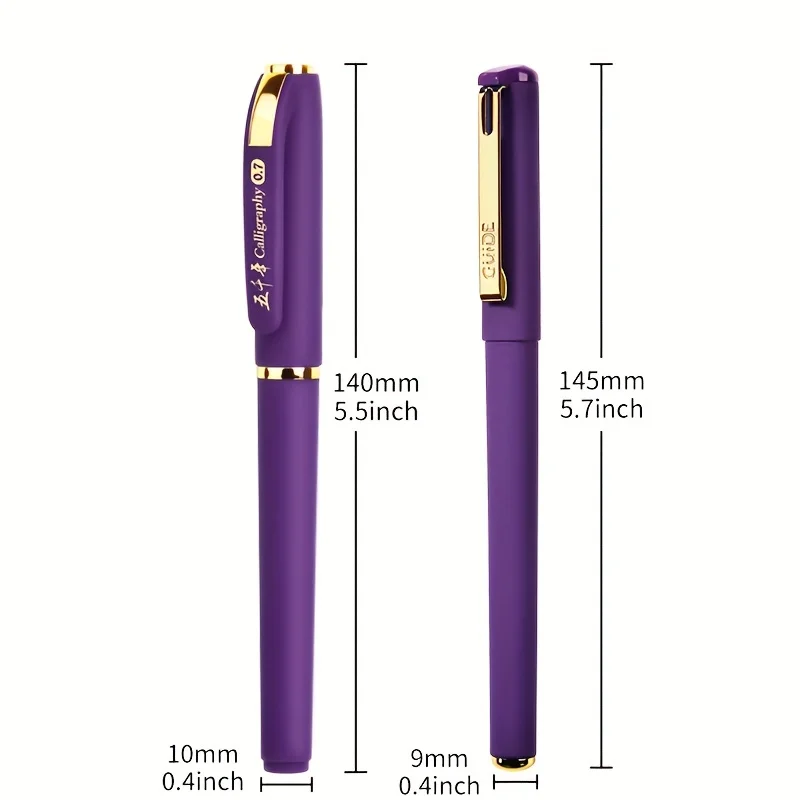 High Quality Purple Ink Gel Pens - Smooth Writing , 0 . 7mm, LargCapacity-Ldeal For Office And School Supplies- 3 / 6 / 12pcs