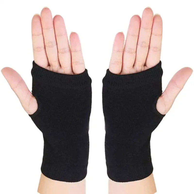 Arm Sleeve Fashionable Neutral Decoration Knitted Thin Arm Sleeves Half Finger Gloves Fingerless Gloves Sport Arm Sleeve