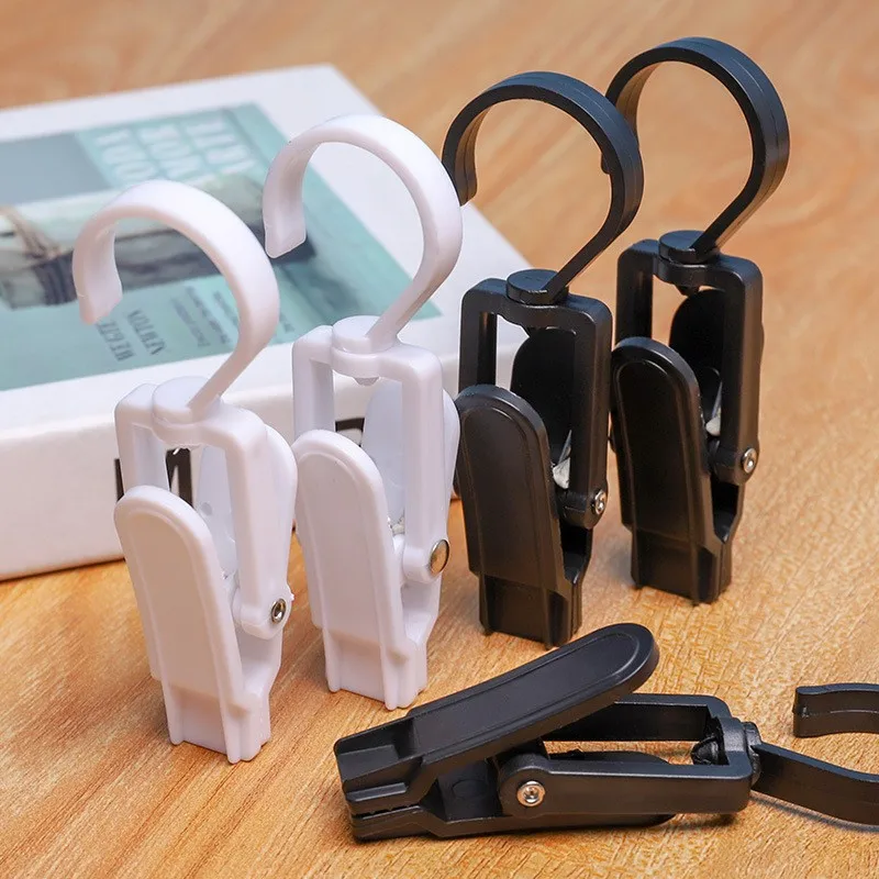 Plastic Rotary Drying Clips Household Organization Hanger Multifunctional Clamps For Underwear Socks Scarf Hat Curtain