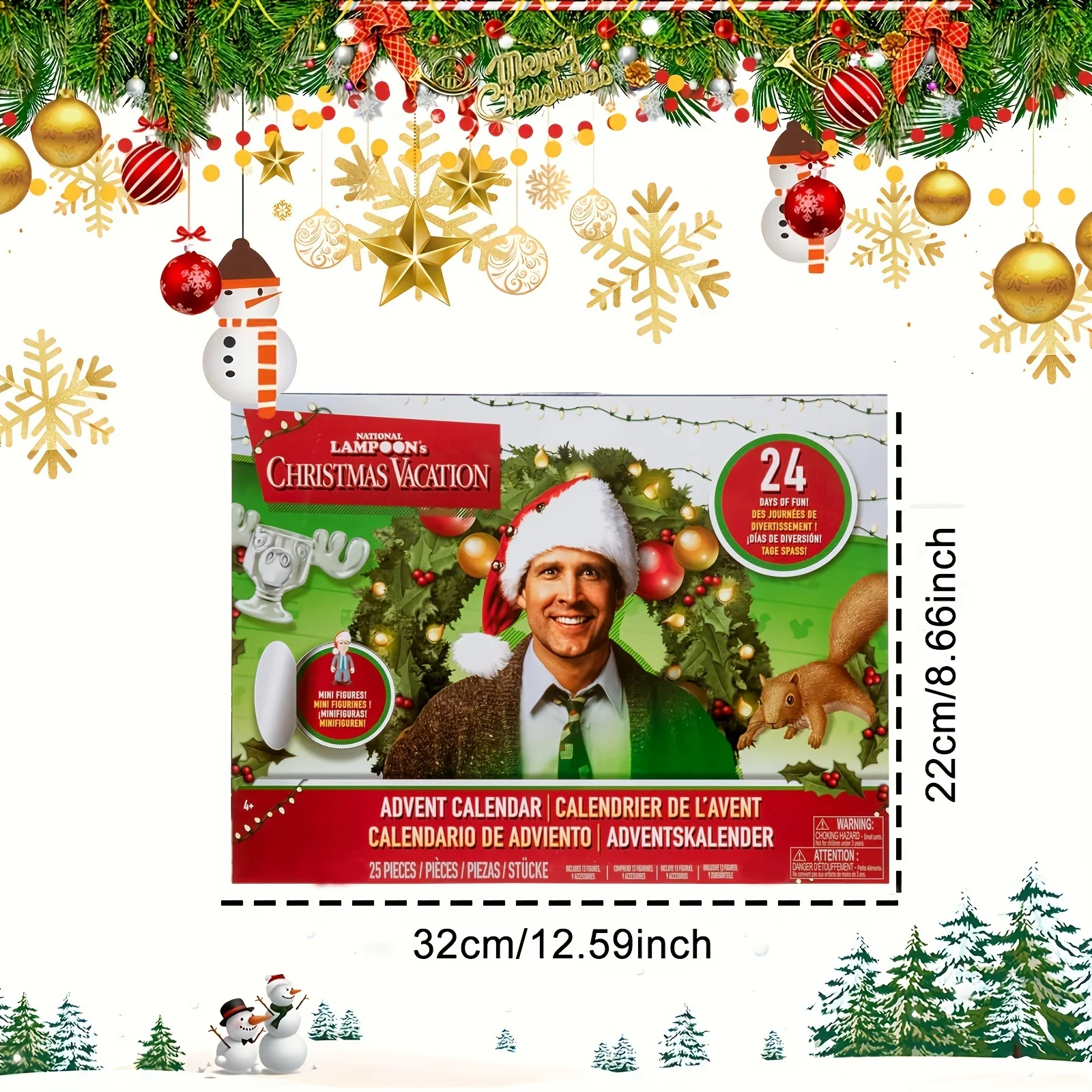 2024 New 24 Day Christmas Vacation Advent Calendar- National Lampoon’s Christmas Vacation Advent Calendar Countdown Gift (1PCS)