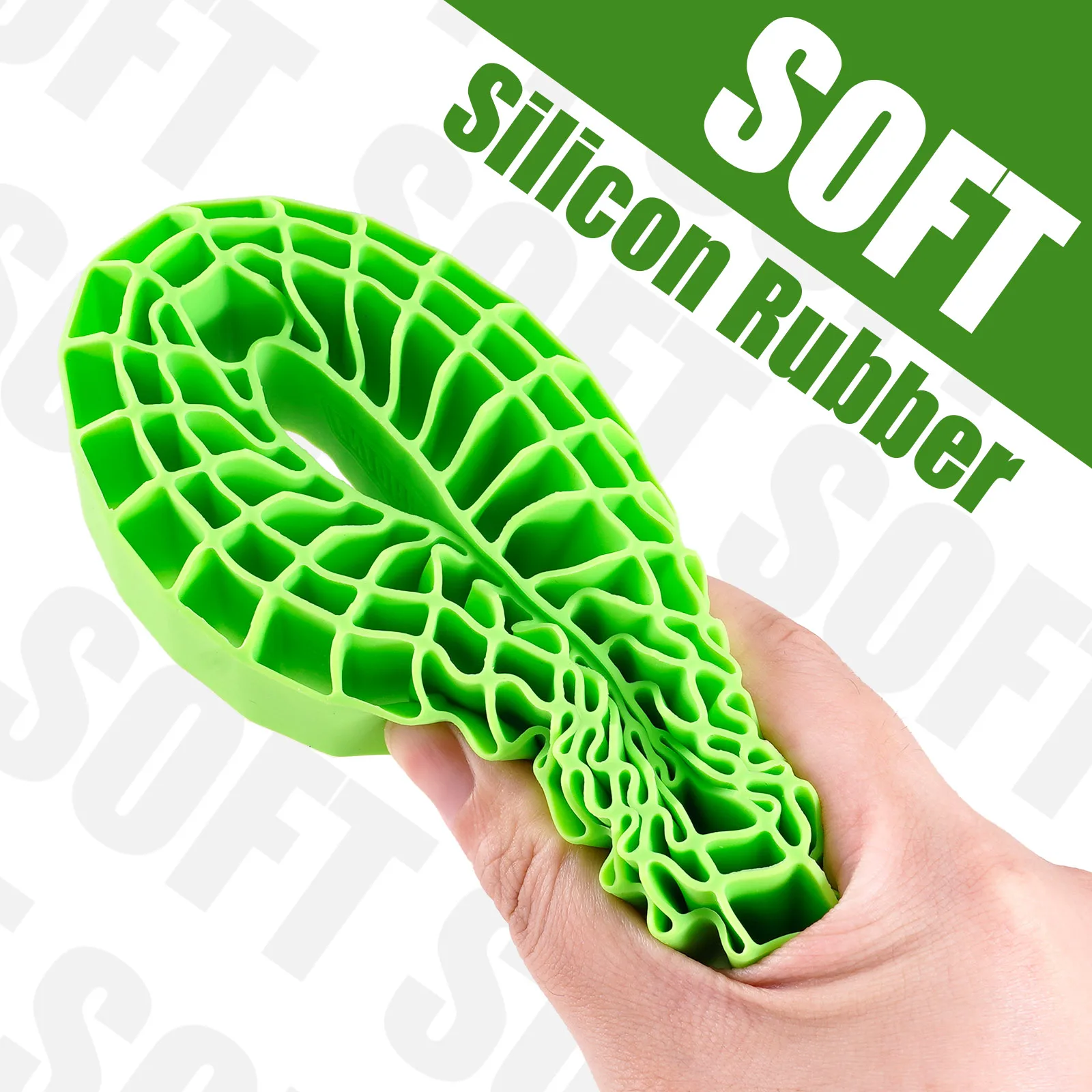 INJORA Silicone Rubber Insert Foam Fit 118-122mm (4.75" OD) 1.9" Wheel Tires for 1/10 RC Crawler