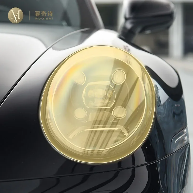 

Pre cutting Car Exterior Headlights PPF transparent protective film TPU scratch resistant film For Porsche 911 2019-2025