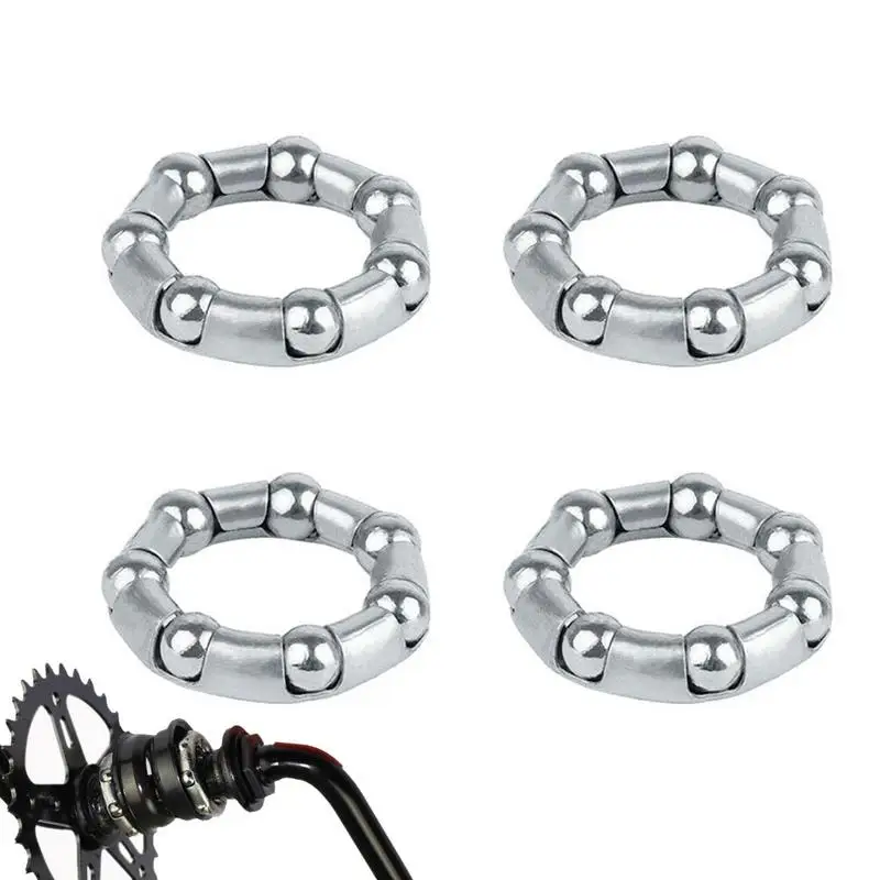 Bike Crank Bearings Bike Bearings Set 20.6mm X 7 Balls Bottom Bracket Bearings For Kids MTB Bicycle Crank 4 Pcs Replacement