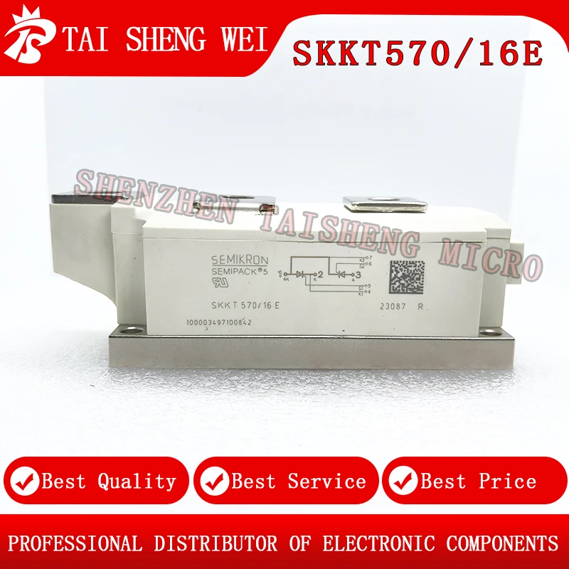

1PCS New IGBT SKKT570 SKKT570/16E Power Module IGBT Thyristor SKKT570/16E New