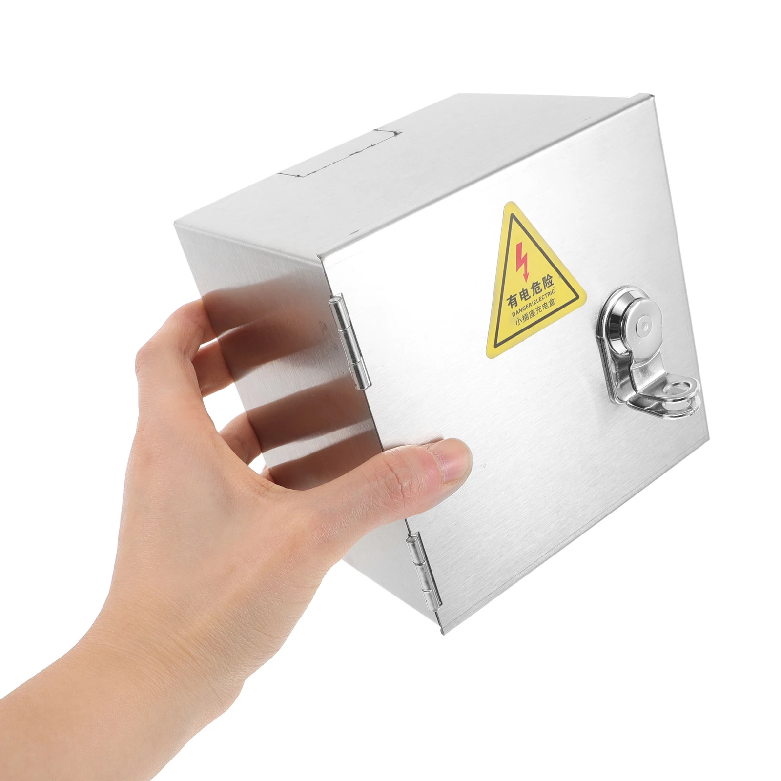 

Charging Socket Box Stainless Steel Outdoor Protector Electrical Outlet Cover Waterproof Lockable Metal Junction