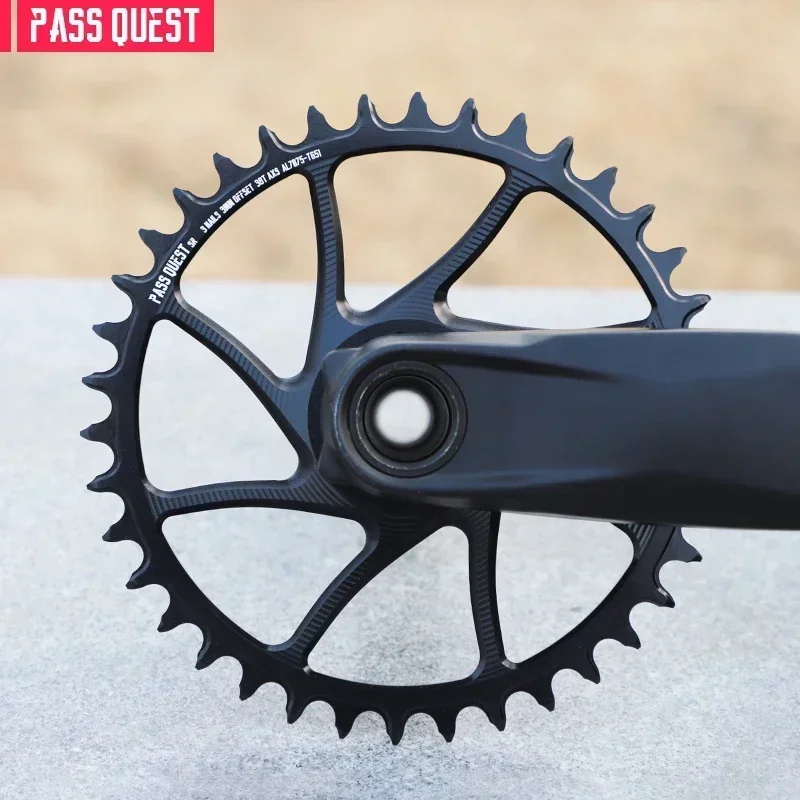 PASS QUEST (3MM Offset) 28T-38T for DUB Round Narrow Wide Chainring Only Supports AXS 12 speed chains Bicycle Accessories