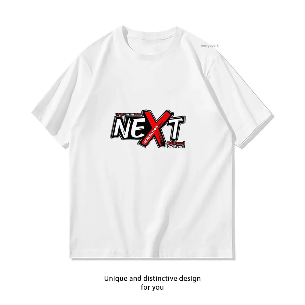 Next Generation Apparel T-Shirt Casual cotton graphic t shirts Creative streetwear Classic O-neck shirt