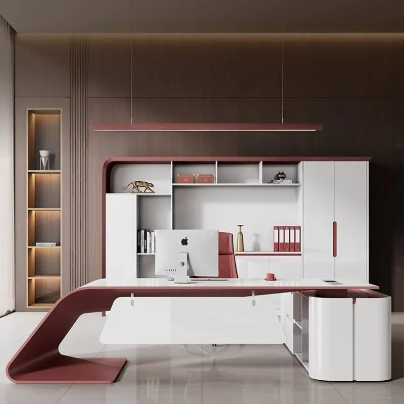 Premium Experience Office Desk Laptop Sedentary Vanity Appoint Office Desk Ergonomic Bureaux Scrivania Da Ufficio Furniture
