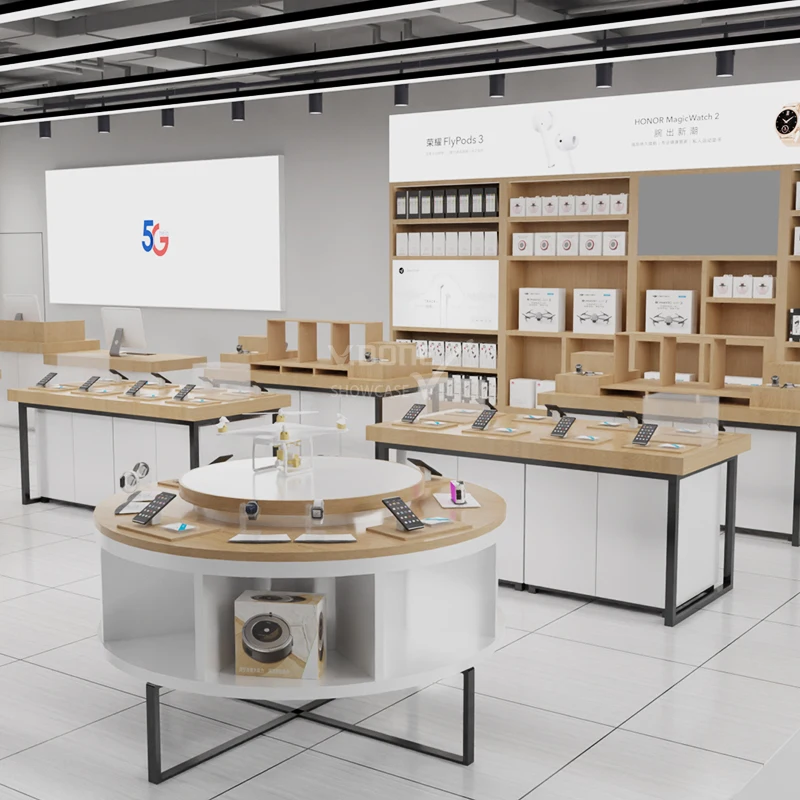 

Customize.Customized Cell Phone Glass Showcases Kiosk Good Shopping Mall Display Retail Mobile Phone Kiosk