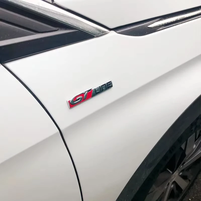 For Peugeot GT Line Logo 308 508 3008 5008 KIA Stinger GTLINE Car Rear Trunk Tailgate Emblem Side Fender Badge Decals Sticker view 4