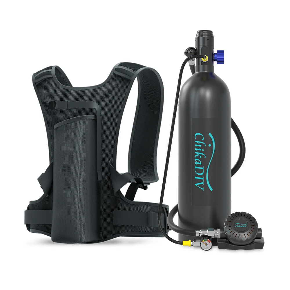 

Underwater Diving Tank 2L Diving Gas Tank 15-20 Minutes Gas Tank