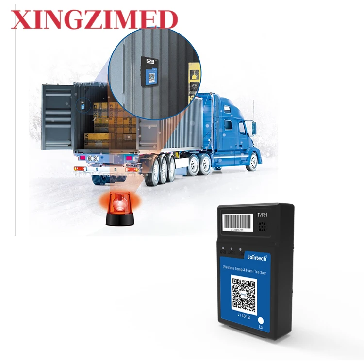 Cxy11 XINGZIMED Jointech JT301B Iot Cooler Registrador de datos remoto Registrador de temperatura y humedad Rastreador Gps portátil