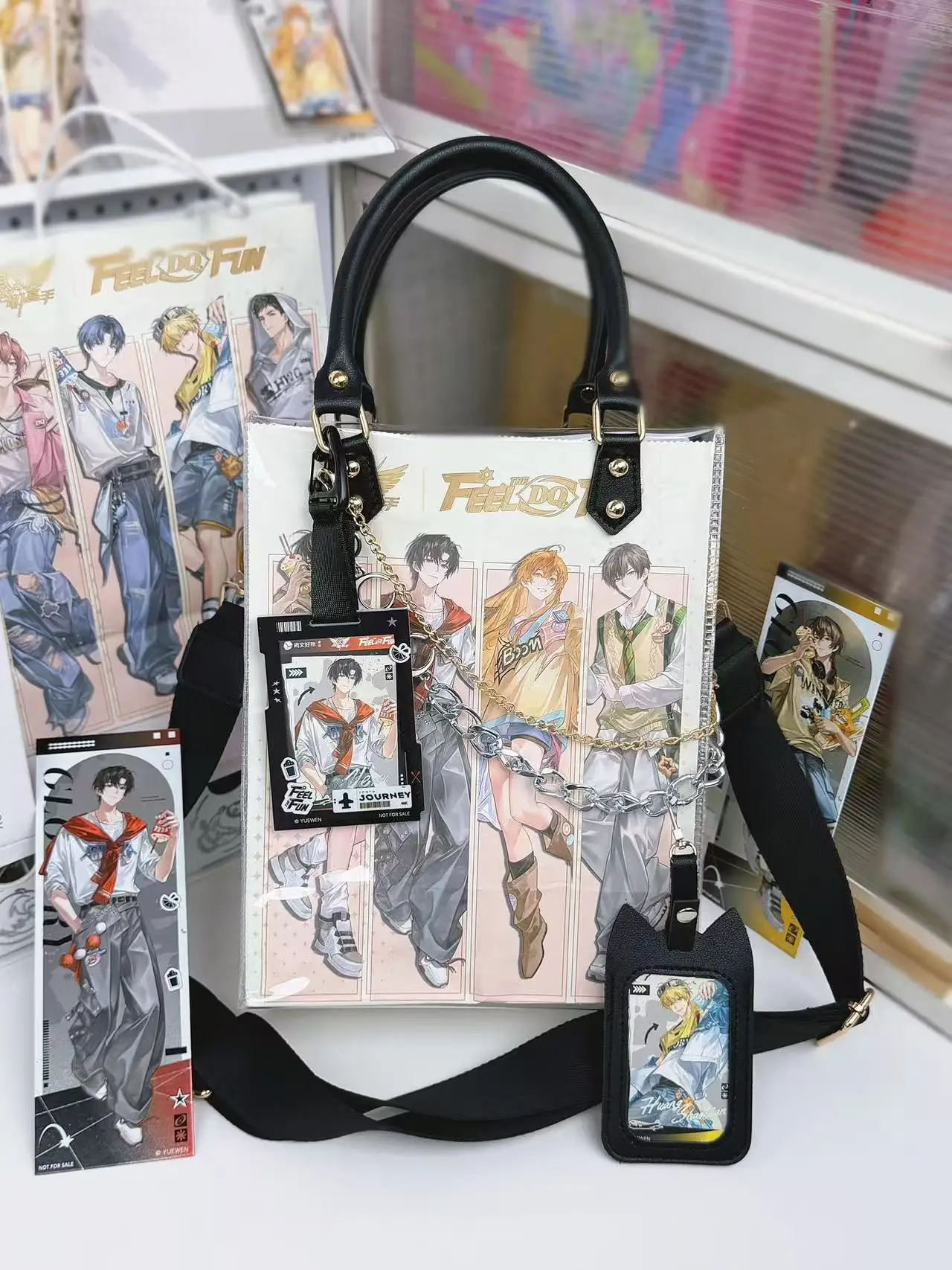 Handmade DIY Transparent PVC Food Delivery Bag Modification Material Kit Full-Time High-Hand Collaborative Work DQ Renovated Bag