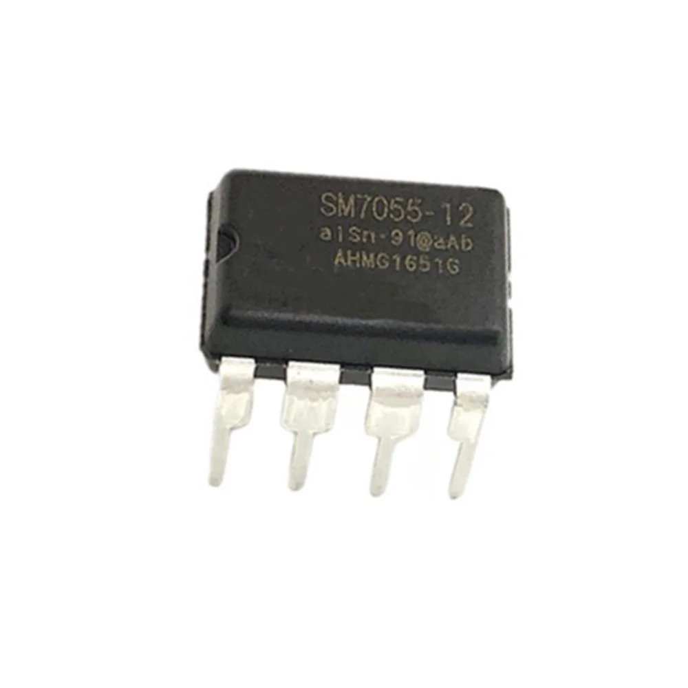 5PCS/LOT SM7055 SM7055-12 DIP-8 Induction Cooker Power Management Chip In Stock NEW IC DIP