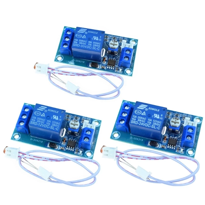 Light Control Photoresistor Module Detection 10A Brightness Automatic Control 5V 12V 24V Dropship