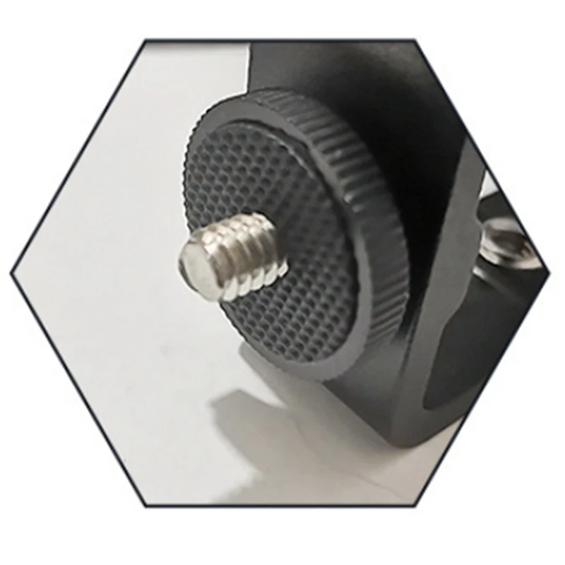 Holder Flash Bracket For Live Broadcast Selfie Camera Phones 1/4 Hole Metal Three-Position Machine 1 Piece